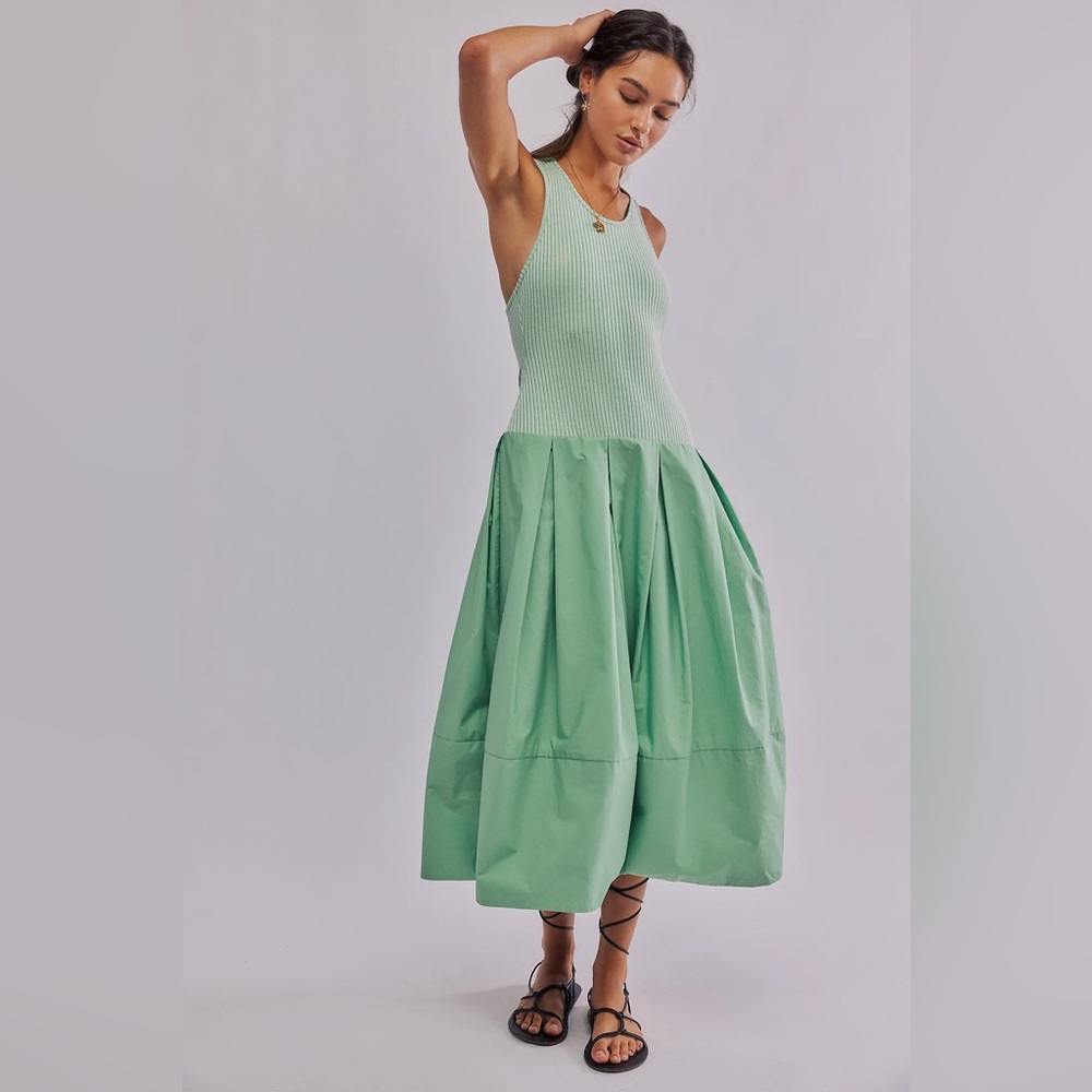 New Free People Drops Of Venus Midi Dress, Size Small